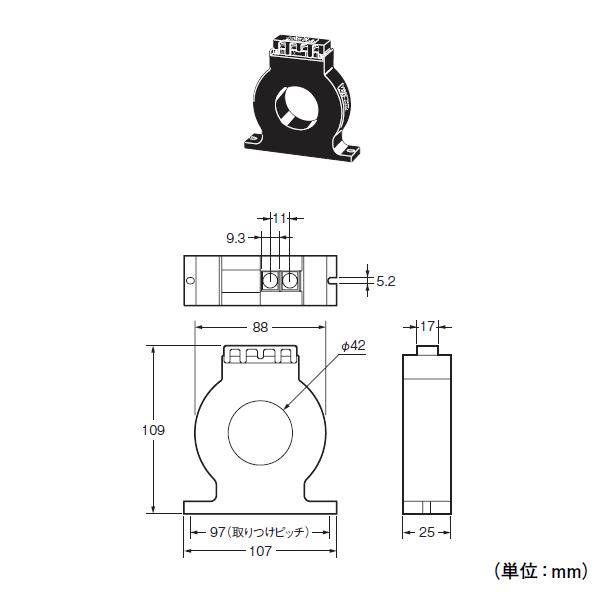 オムロン オムロン(OMRON) OTG-LA42 200A 零相変流器 (互換性型 オムロン オムロン(OMRON) OTG-LA42 200A 零相変流器 (互換性型