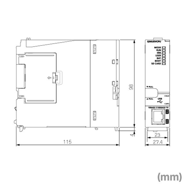 三菱電機（MITSUBISHI ELECTRIC） Q06UDVCPU ユニバーサルモデル高速