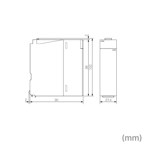 三菱電機（MITSUBISHI ELECTRIC） QG60 QベースI/Oスロット用ブランク
