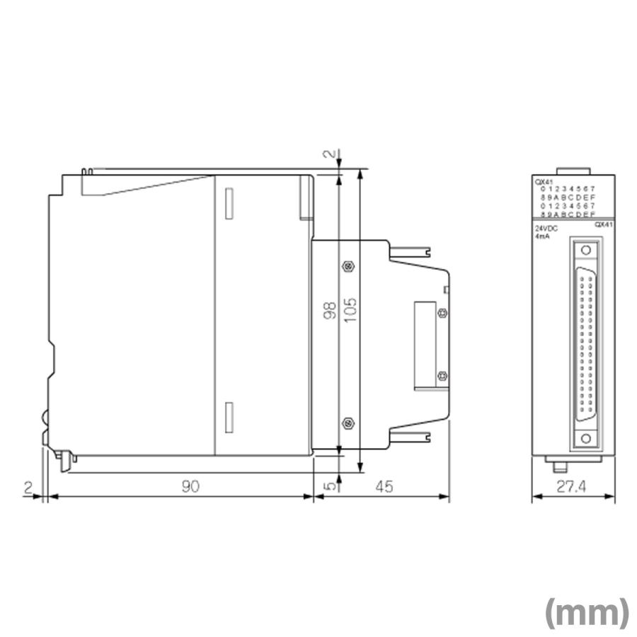 三菱電機（MITSUBISHI ELECTRIC） QX41-S2 DC入力ユニット（プラス
