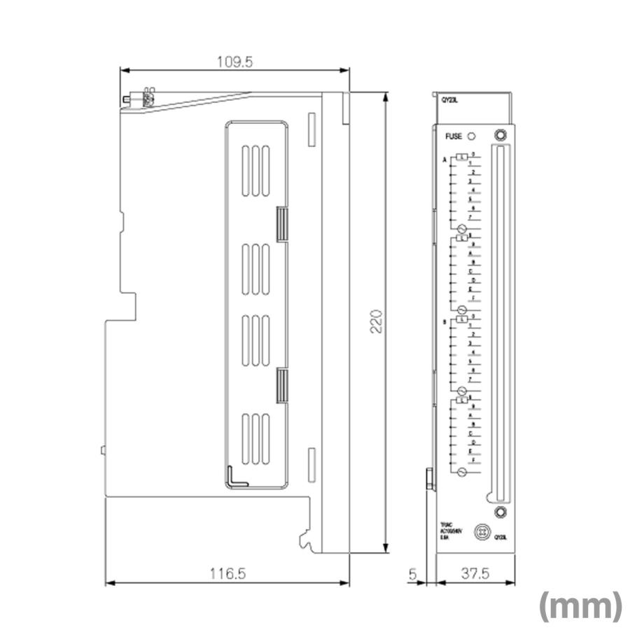 三菱電機（MITSUBISHI ELECTRIC） QY23L トライアック出力ユニット