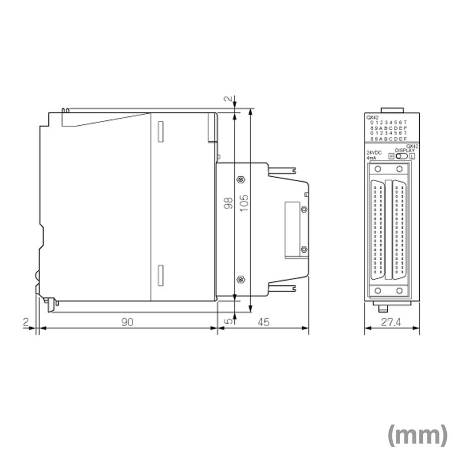 三菱電機 QY42P トランジスタ出力ユニット（シンクタイプ）Qシリーズ シーケンサ NN