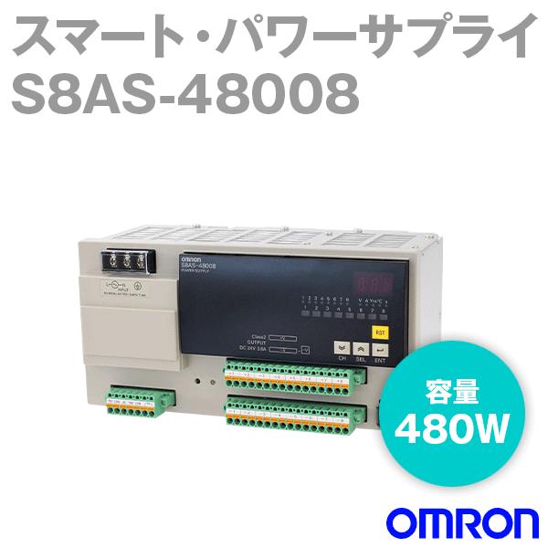 オムロン（OMRON） S8AS-48008 スマート・パワーサプライ (容量: 480W