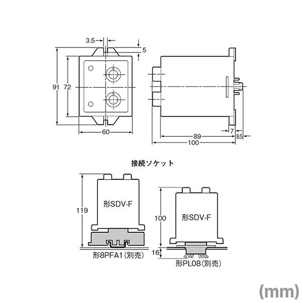 オムロン（OMRON） SDV-FM2 ボルティジ・センサー 単動作形 (制御電源