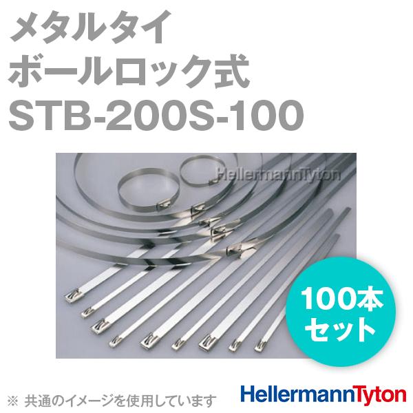 ヘラマンタイトン STB-200S-100 インシュロック メタルタイ (100本 