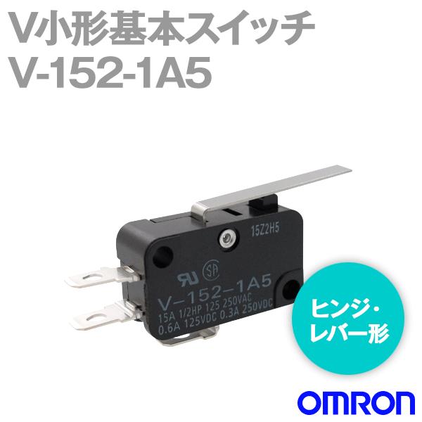 オムロン(OMRON) V-152-1A5 形V小形基本スイッチ (ヒンジ・レバー形) NN｜angelhamshopjapan