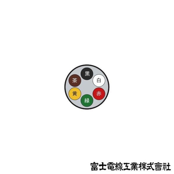 富士電線工業 VCT 3.5sq×6芯 600V耐圧ケーブル (3.5mm 6C 6心 富士電線工業 VCT 3.5sq×6芯 600V耐圧ケーブル (3.5mm 6C 6心