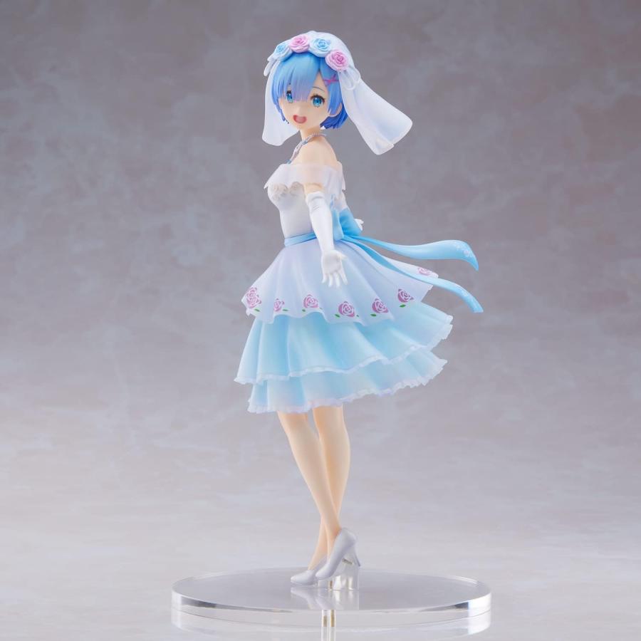 ユニオンクリエイティブ / Re:ゼロから始める異世界生活 レム ウエディングVer. ノンスケール PVC&ABS製 塗装済み 完成品 フィギュア_1