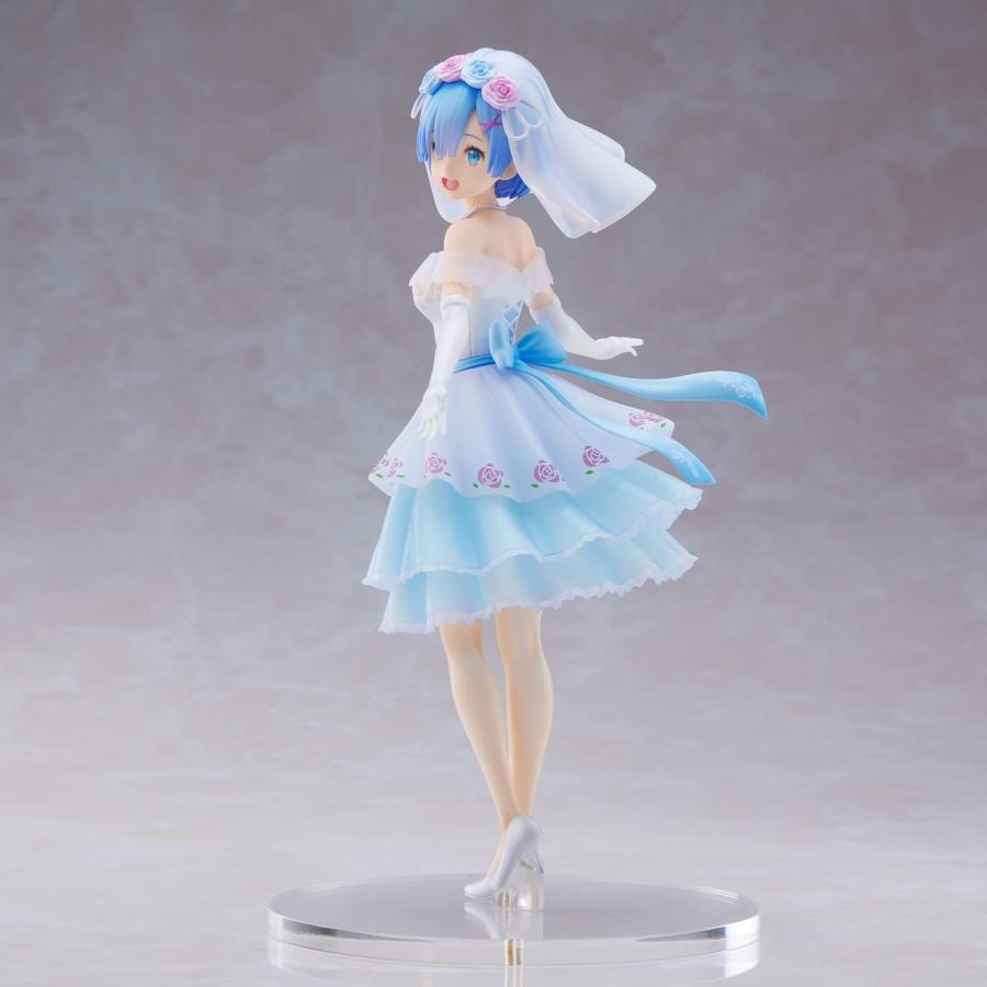 ユニオンクリエイティブ / Re:ゼロから始める異世界生活 レム ウエディングVer. ノンスケール PVC&ABS製 塗装済み 完成品 フィギュア_2