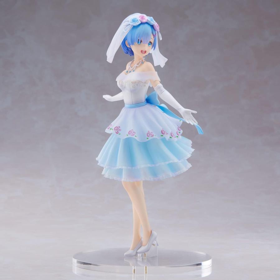 ユニオンクリエイティブ / Re:ゼロから始める異世界生活 レム ウエディングVer. ノンスケール PVC&ABS製 塗装済み 完成品 フィギュア_4