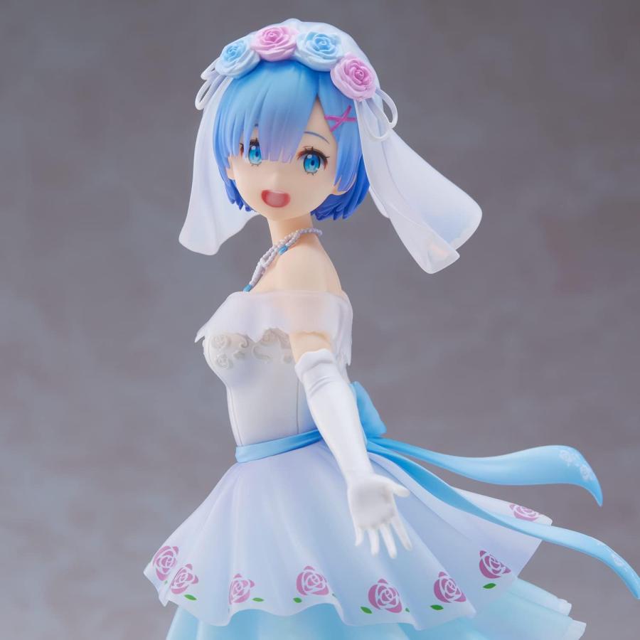 ユニオンクリエイティブ / Re:ゼロから始める異世界生活 レム ウエディングVer. ノンスケール PVC&ABS製 塗装済み 完成品 フィギュア_5