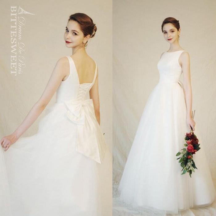 ノースリーブ ウェディングドレス Aライン wedding dress 編み上げタイプ オーダーメイド可能 発表会 海外挙式ドレス【ホワイト】【XS〜XL】【wd516】 :wd516:アンジェリア - 通販 - Yahoo!ショッピング ノースリーブ ウェディングドレス Aライン wedding dress 編み上げタイプ オーダーメイド可能 発表会 海外挙式ドレス【ホワイト】【XS〜XL】【wd516】 :wd516:アンジェリア - 通販 - Yahoo!ショッピング