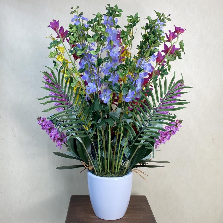 演壇花 花瓶花 光触媒 造花 フラワーアレンジ819 胡蝶蘭 壇上花タイプ