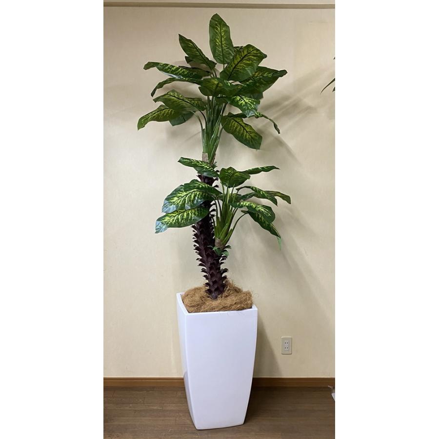光触媒 造花 観葉植物 特大 ディフェンバキア グラスファイバー 光触媒 造花 観葉植物 特大 ディフェンバキア グラスファイバー