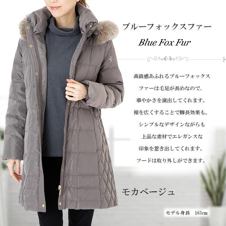 高品質 ブルーフォックスファー ダウンコート ダウン 80 高品質 ブルーフォックスファー ダウンコート ダウン 80