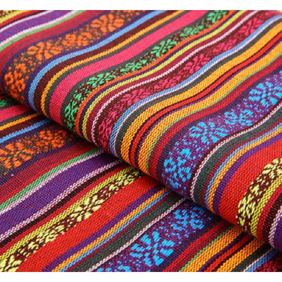 エスニック 布 生地 手芸 アジアン 厚手 ネパール 綿 幅150cm×100cm A