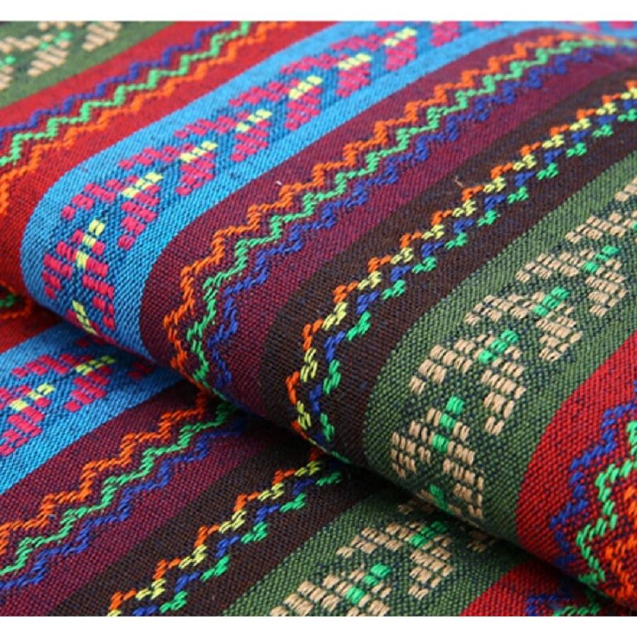 エスニック 布 生地 手芸 アジアン 厚手 ネパール 綿 幅150cm×100cm H