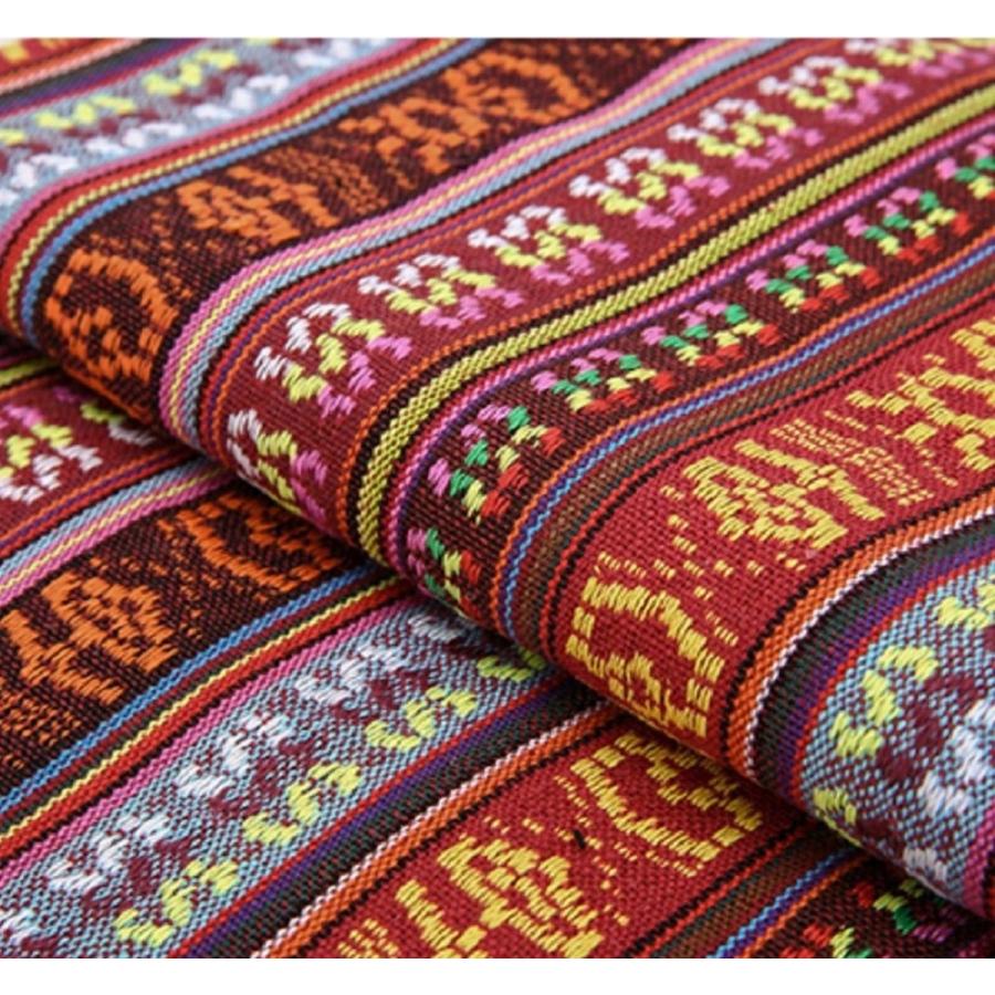 エスニック 布 生地 手芸 アジアン 厚手 ネパール 綿 幅150cm×100cm B
