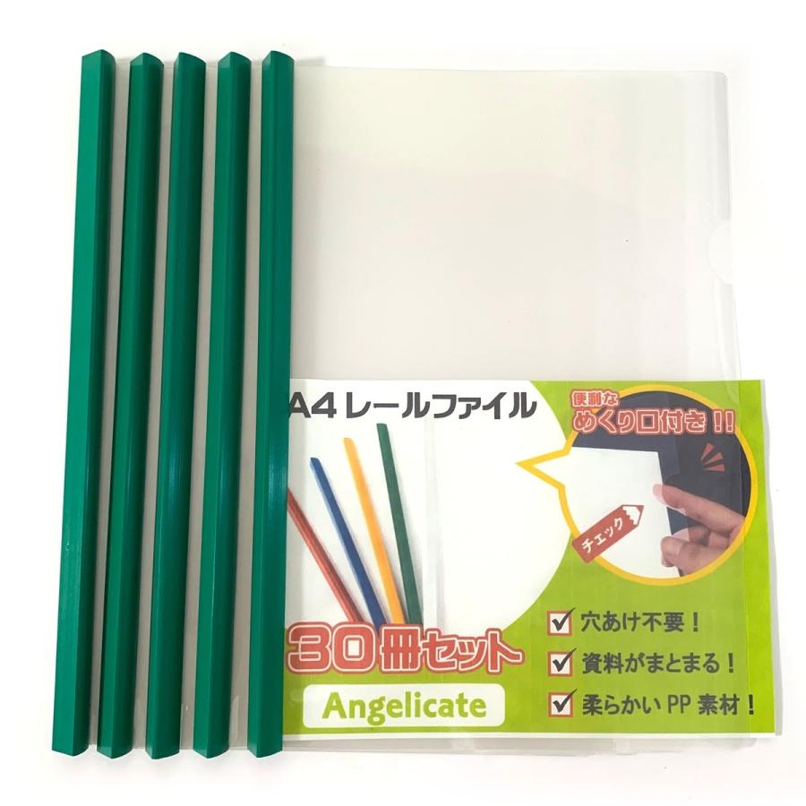 ファイルセットまとめ売り Amazon.co.jp: TK.Felly A4 30冊セット レール付き クリア