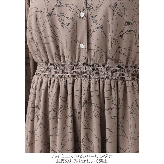 ANGELIEBE 授乳服 線画 花柄 ドット マタニティ 服 ウエスト ANGELIEBE 授乳服 線画 花柄 ドット マタニティ 服 ウエスト
