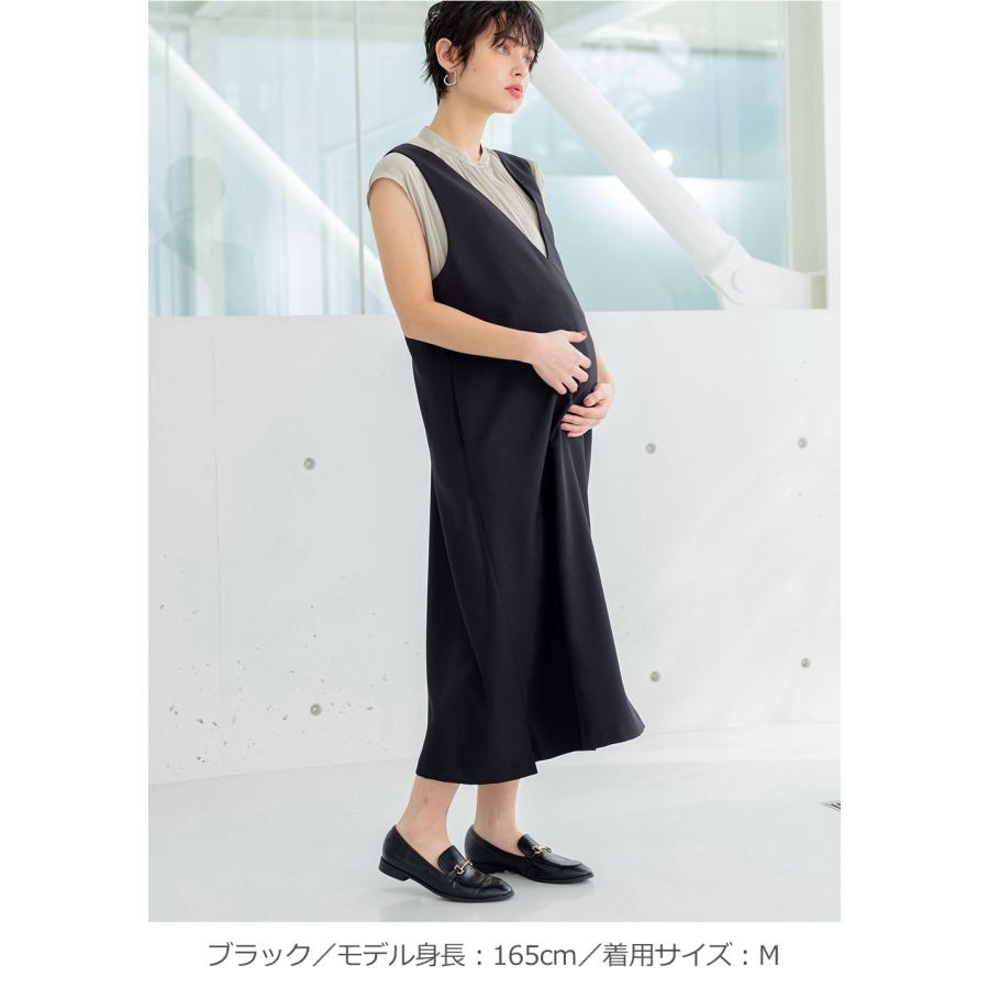 ANGELIEBE（エンジェリーベ） マタニティ ワンピース 夏 ジャンスカ V