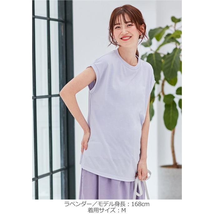 SALE  授乳服 マタニティ 服 トップス 夏 汗染み防止 フレンチ スリーブ Tシャツ  妊婦服 半袖 マタニティトップス アイン 無地 白 ブラック パープル｜angeliebe｜15