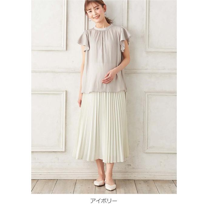 ANGELIEBE（エンジェリーベ） マタニティ スカート プリーツスカート