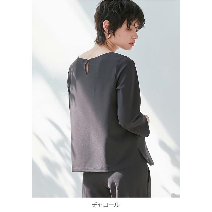 マタニティ フォーマル 授乳口 授乳服 妊婦 オフィス 強撚スムース