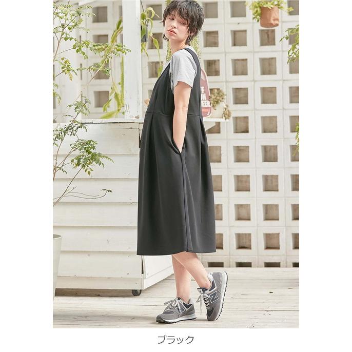 ONWARD マタニティ　ジャンバースカート ANGELIEBE マタニティ 服 ワンピース チェック ジャンパー