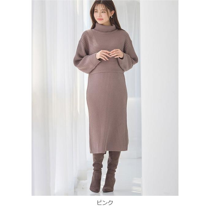 ANGELIEBE（エンジェリーベ） ワンピース マタニティ 授乳服 妊婦服