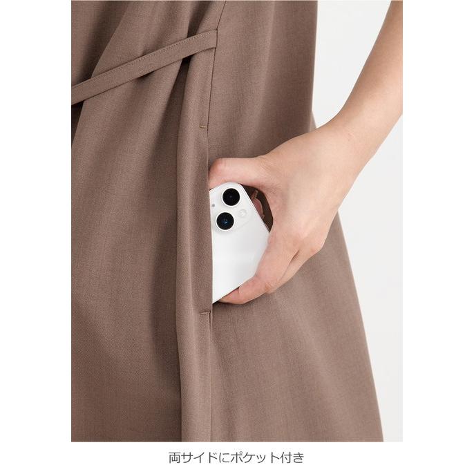 マタニティワンピース ランタンスリーブ 五分袖 産前産後 Rosemadame 紫外線対策 エンジェリーベの画像