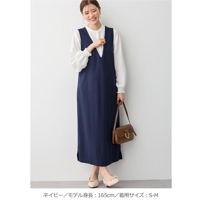 ANGELIEBE（エンジェリーベ） マタニティ ワンピース 授乳服 ポンチ