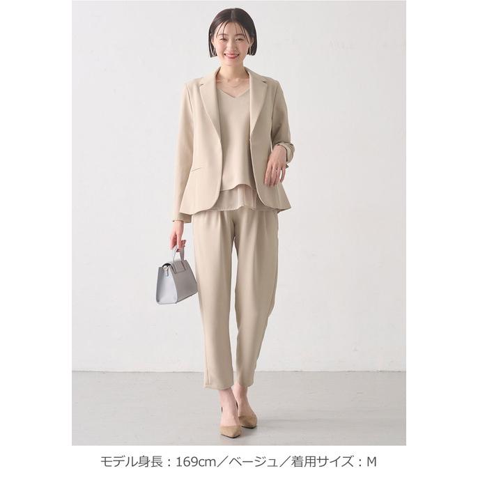 ANGELIEBE マタニティ 服 ジャケット 産前産後対応 ストレッチジョー 