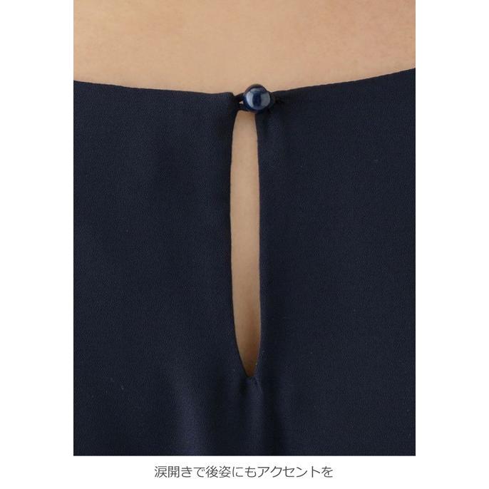 授乳服 マタニティ ワンピース 服 授乳口付 ロング マキシ選べる丈のレーススリーブワンピース 結婚式 妊婦服 妊婦|ANGELIEBE PayPayモール店|04