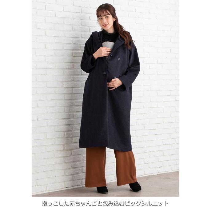 ANGELIEBE ママコート 産前産後対応 フード付ママコート ANGELIEBE ママコート 産前産後対応 フード付ママコート