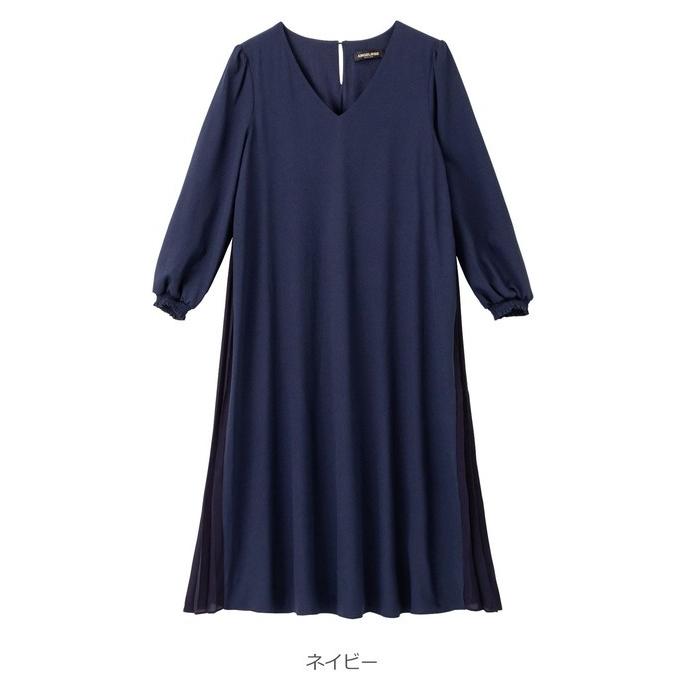 授乳服 マタニティ 服 ワンピース 授乳口付 サイドプリーツワンピース 産前 産後 妊婦服 マタニティー マタニティワンピース|ANGELIEBE |10