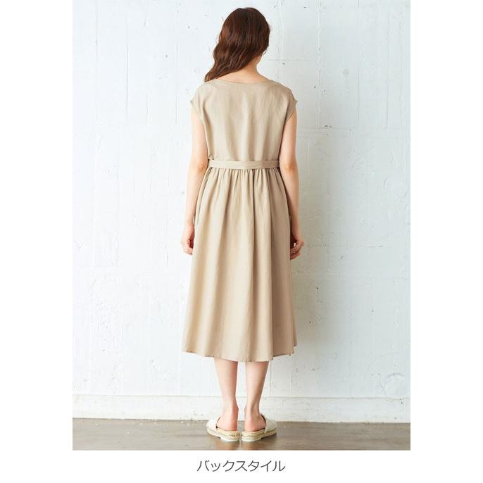 Sale 授乳服 マタニティ ワンピース 授乳口付テンセル麻フレアワンピース 産前 産後 妊婦服 マタニティー マタニティワンピース Angeliebe Paypayモール店 通販 Paypayモール