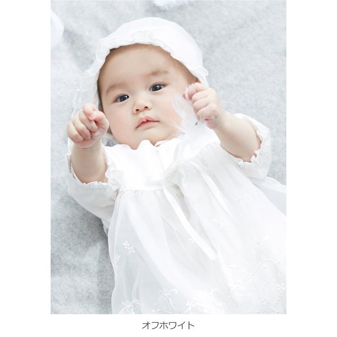 セレモニードレス ベビー服 日本製 新生児 サマードレス 男の子 女の子 帽子 セット 退院着 お宮参り スモールベビー エンジェリーベの画像