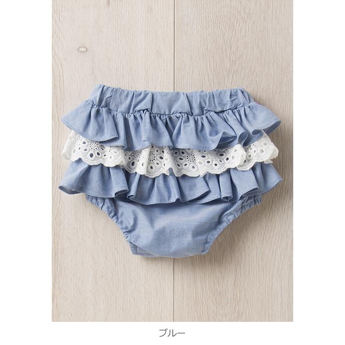 kids zoo（キッズズー） ベビー ダンガリーフリフリブルマ ベビー