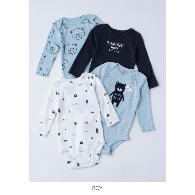 carter's（カーターズ） ベビー服 Carter's 長袖ボディ4Pセット