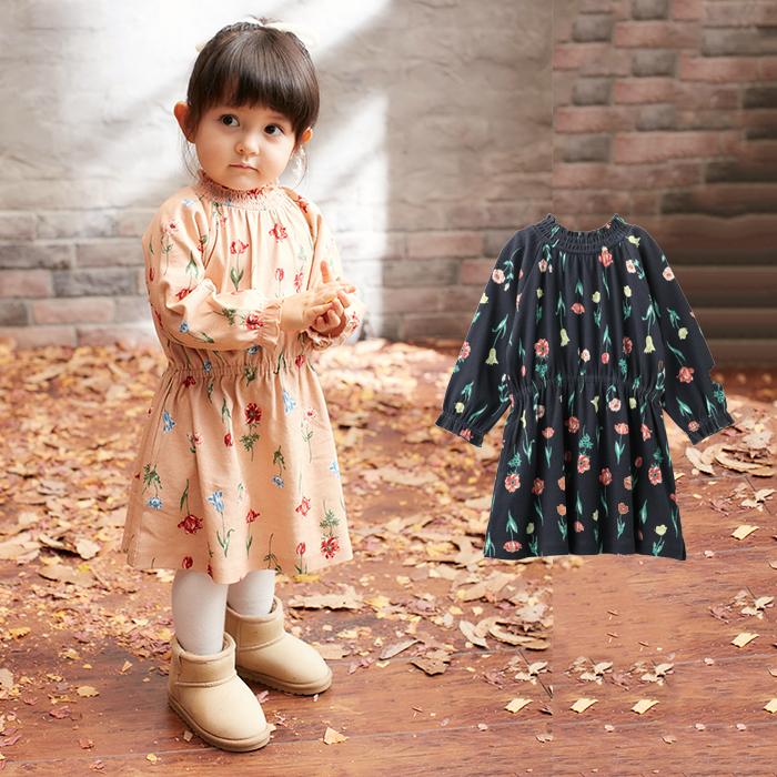 ベビー Seraph 花柄シャーリングワンピ 赤ちゃん ベビー服 女の子 おんなのこ ウェア ウエア ワンピース Angeliebe Paypayモール店 通販 Paypayモール