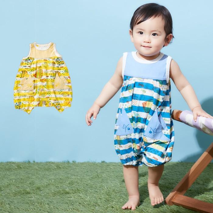 ベビー 服 Bit Z ボーダーおさかなポケットロンパース ベビー服 おしゃれ 赤ちゃん ロンパース カバーオール 男の子 女の子 かわいい マタニティ授乳服ベビー Angeliebe 通販 Yahoo ショッピング