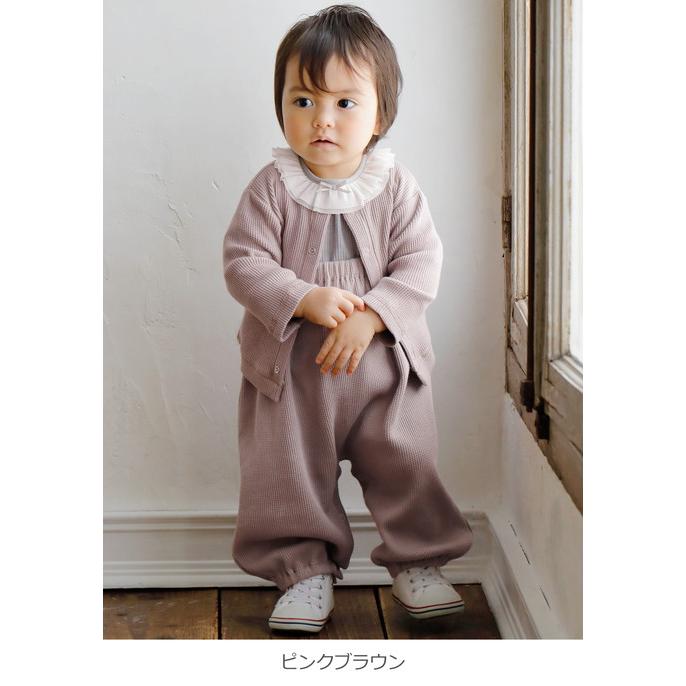 Angeliebeオリジナル親子コーデワッフル スナップ カーディガン ベビー服 ノーカラー サーマル 女の子 服 赤ちゃん Angeliebe 通販 Yahoo ショッピング