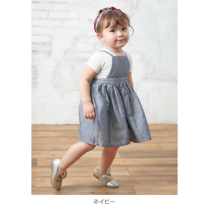 apoina kids ☆ エプロンワンピース 2-3y apoina kids ☆ エプロン
