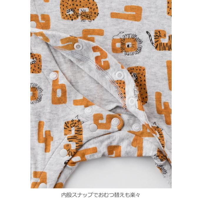 ベビー服 Ampersand 数字柄 プリント ロンパース 赤ちゃん ベビー用品 アニマル柄 長袖 かわいい おしゃれ 男の子 女の子 60 70 80 マタニティ授乳服ベビー Angeliebe 通販 Paypayモール