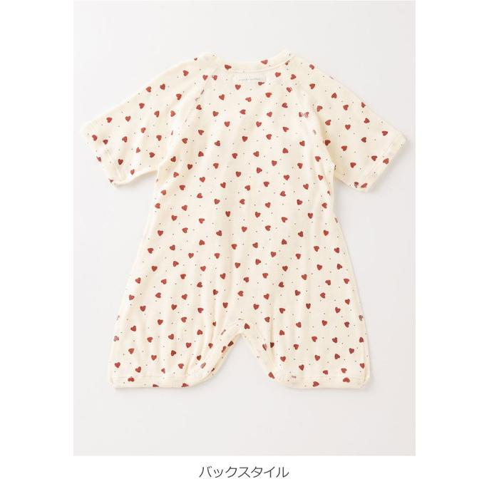 新生児 服 Ocean Ground コンビ肌着 ベビー服 赤ちゃん 出産準備 半袖 かわいい おしゃれ 女の子 男の子 ハート 出産準備 Angeliebe Paypayモール店 通販 Paypayモール