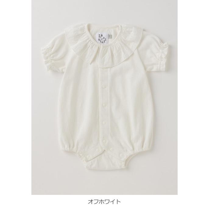 SALE ベビー服  La Stella フリルカラーボディ 赤ちゃん ベビー用品 半袖 かわいい おしゃれ｜angeliebe｜07