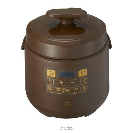 【新品未使用】BRUNO マルチ圧力鍋 ブラウン BRUNO（ブルーノ） 電気圧力鍋 時短 家電 ほったらかし調理 マルチ圧力