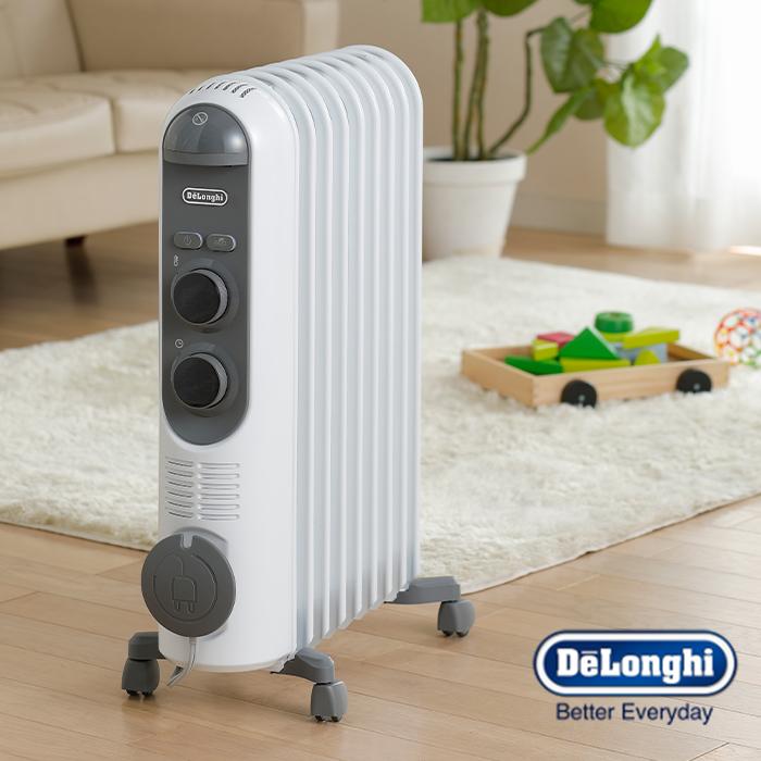デロンギオイルヒーターアミカルド1500W 10-13畳ecoモード搭載 デロンギ（DeLonghi） オイルヒーター 限定価格 赤ちゃんにやさしい