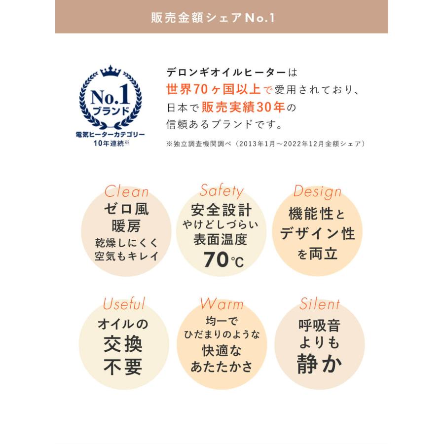 デロンギ（DeLonghi） オイルヒーター 限定価格 赤ちゃんにやさしい
